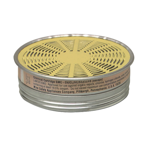 Cartouches pour respirateurs Comfo, Cartouche gaz/vapeur, Vapeurs organiques/Gaz acides Duraquip Inc