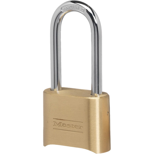 Cadenas &agrave; combinaison, Argent, Rev&ecirc;tement en laiton, Largeur de 2" Duraquip Inc