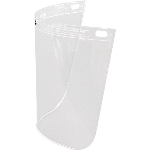 North&reg; High Performance&reg; Faceshield, Propionate, Clear Tint Duraquip Inc