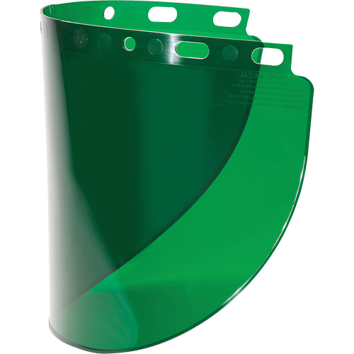 Fibre-Metal&reg; Wideview Faceshield Visor, Propionate, Green Tint Duraquip Inc