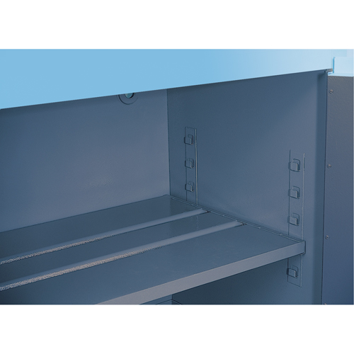 Armoires de s&eacute;curit&eacute; pour acides & produits corrosifs avec doublure ChemCor, 30 gal., 43" x 44" x 18" Duraquip Inc
