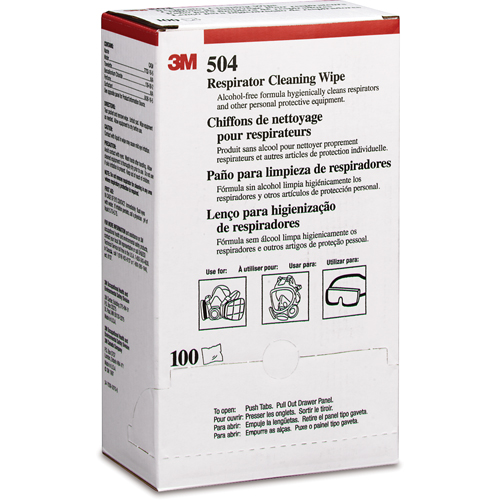Serviettes de nettoyage pour respirateurs, Lingettes Duraquip Inc