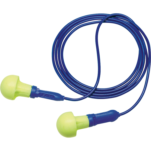 E-A-R Push-ins Metal Detectable Earplugs, Corded, One-Size, Bulk - Polybag, NRR 28 dB NRR dB Duraquip Inc
