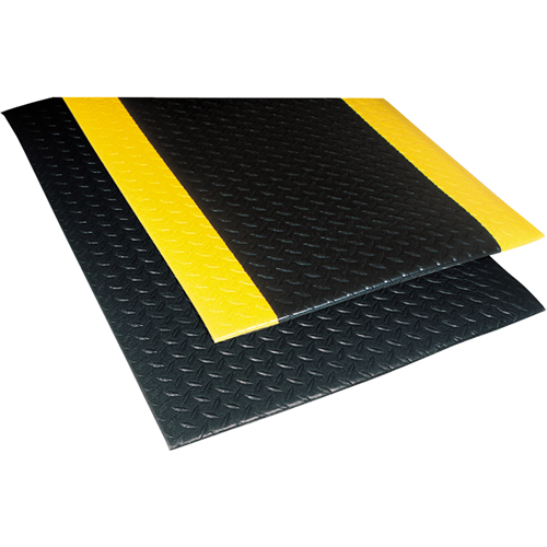No. 419 Sof-Tred with Dyna-Shield Mats, Diamond, 4' x 60' x 1/2", Black, PVC Duraquip Inc