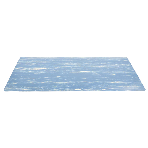 No. 970 Marble Sof-Tyle Grande Mats, Smooth, 2' x 3' x 1", Blue, Rubber Duraquip Inc