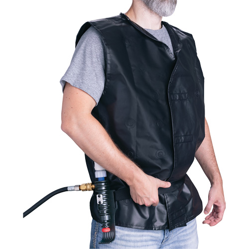 Vortex Cooling Vest, Large, Black Duraquip Inc