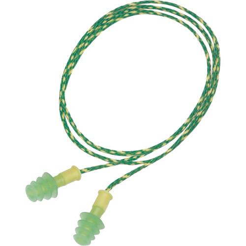 Bouchons d'oreilles Fusion de Howard Leight, Vrac - Boîte, Petit, Avec cordon Duraquip Inc