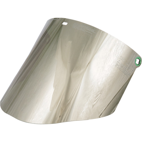 &eacute;cran facial moul&eacute;, Polycarbonate, Teinte Vert Duraquip Inc