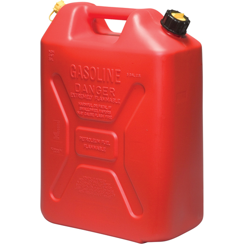 Jerry Cans, 5.3 US gal./20.06 L, Red, CSA Compliant/ULC Duraquip Inc