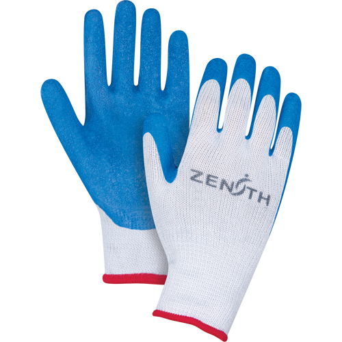 Gants enduits tricot&eacute; sans couture en caoutchouc naturel, 10/T-Grand, R&ecirc;vetement Latex de caoutchouc, Calibre 10, Enveloppe en Polyester/Coton Duraquip Inc