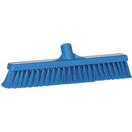 Food Hygiene Broom, 15.7"x2", Polypropylene, Blue Duraquip Inc