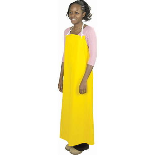 Lightweight Aprons, Polyurethane, 48" L x 35" W, Yellow Duraquip Inc