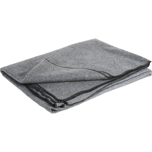 Couverture de laine ignifuge, Laine, 84"lo x 66"la Duraquip Inc