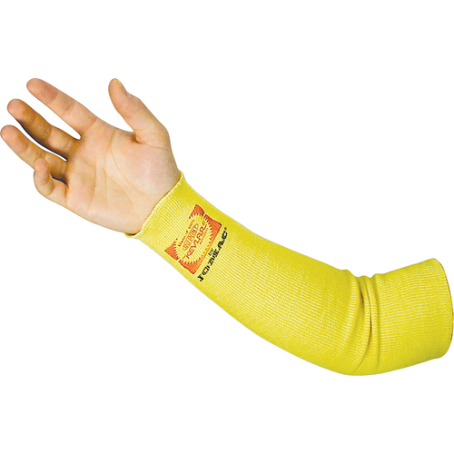 Sleeves, Kevlar&reg;, 18", ANSI/ISEA 105 Level 3, Yellow Duraquip Inc