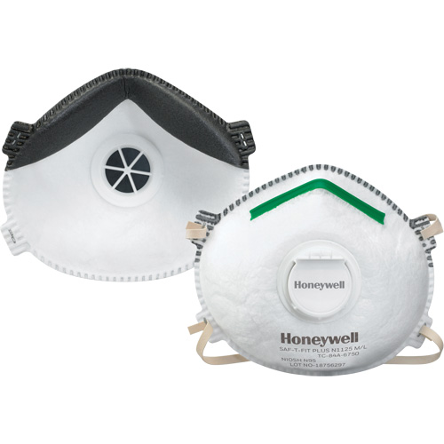 Respirateurs contre les particules Saf-T-Fit Plus N1125, N95, Certifi&eacute; NIOSH, T-Grand Duraquip Inc