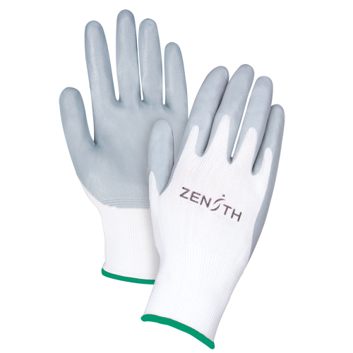 Gants l&eacute;gers enduits et respirants, 8/Moyen, R&ecirc;vetement Mousse de nitrile, Calibre 13, Enveloppe en Polyester Duraquip Inc