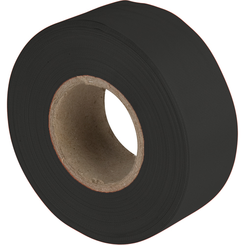 Flagging Tape, 1.2" W x 300' L, Black Duraquip Inc