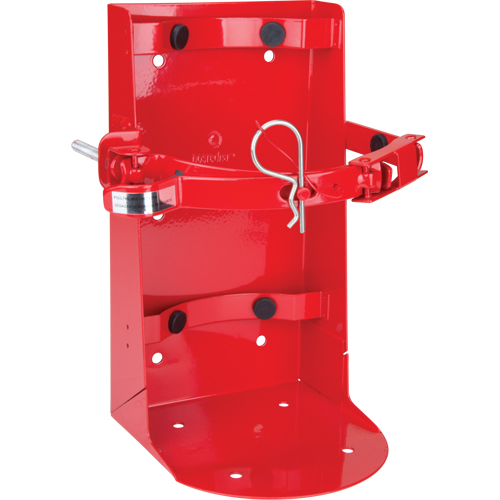 Vehicle Bracket For Fire Extinguishers, Fits 20 lbs. Duraquip Inc