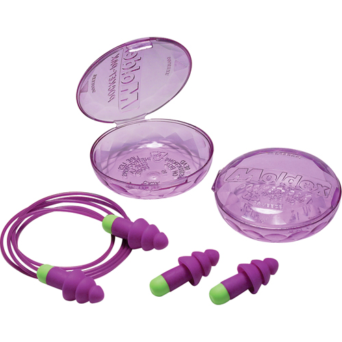 Rockets&reg; Reusable Earplugs, Uncorded, Bulk - Plastic Case, 27 dB NRR, One-Size Duraquip Inc