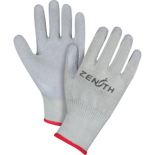 Gants enduits &agrave; doublure confortable en caoutchouc naturel, 10/T-Grand, R&ecirc;vetement Latex de caoutchouc, Calibre 10, Enveloppe en Polyester/Coton Duraquip Inc