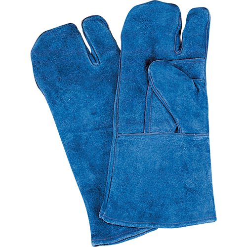 Double Palm & Thumb Welding Gloves, Split Cowhide, Size Large Duraquip Inc
