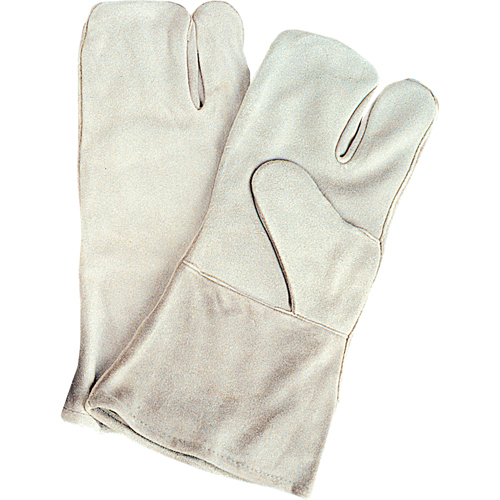 Standard-Duty Welder's Gloves, Split Cowhide, Size Large Duraquip Inc
