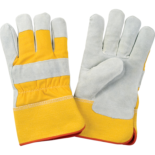 Gants d'ajusteur doubl&eacute;s pour l'hiver de premi&egrave;re qualit&eacute;, 2T-Grand, Paume en Cuir de vache refendu, Doublure en Molleton de mousse Duraquip Inc