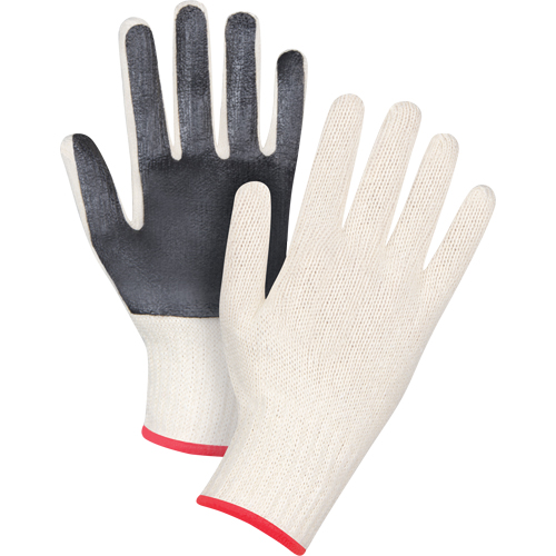 Palm-Coated String Knit Gloves, Poly/Cotton, Single Sided, 7 Gauge, Small Duraquip Inc