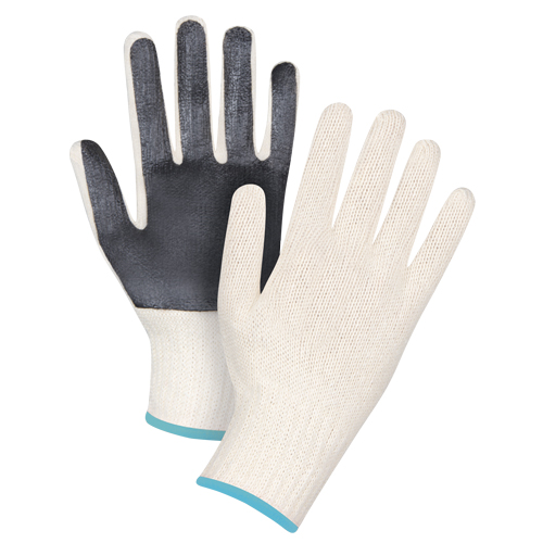 Gants en tricot &agrave; paume enduite, Poly/coton, Un c&ocirc;t&eacute;, Calibre 7, T-Grand Duraquip Inc