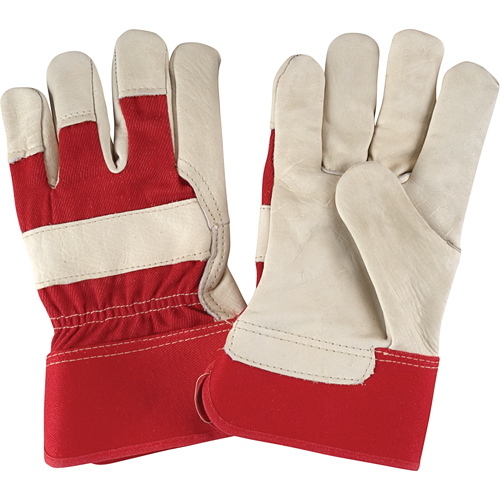 Gants d'ajusteur &agrave; paume s&egrave;che de premi&egrave;re qualit&eacute;, Grand, Paume en Cuir fleur de vache, Doublure en Coton Duraquip Inc