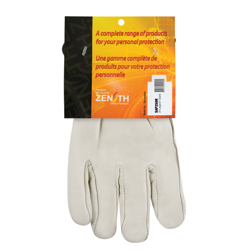 Gants de conducteur doubl&eacute;s pour l'hiver d'usage standard, 2T-Grand, Paume en Cuir fleur de vache, Molleton Duraquip Inc