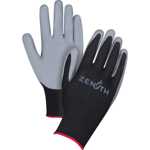 Gants enduits confortables de premi&egrave;re qualit&eacute;, 7/Petit, R&ecirc;vetement Nitrile, Calibre 13, Enveloppe en Polyester Duraquip Inc