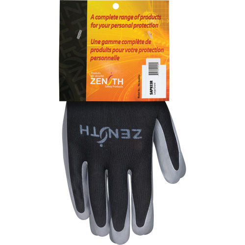 Premium Comfort Coated Gloves, 9/Large, Nitrile Coating, 13 Gauge, Polyester Shell Duraquip Inc