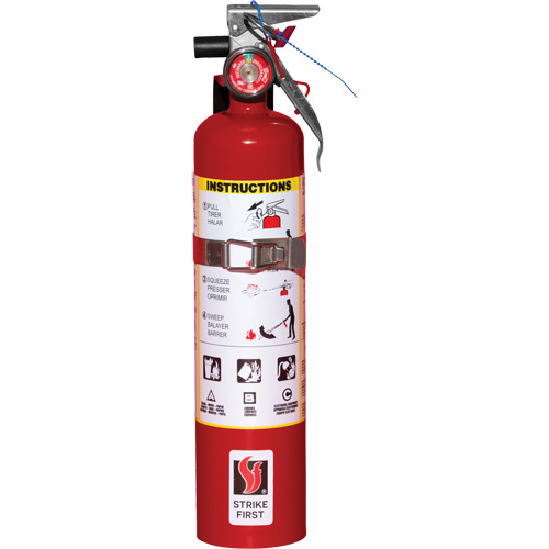 Fire Extinguisher, ABC, 2.5 lbs. Capacity Duraquip Inc