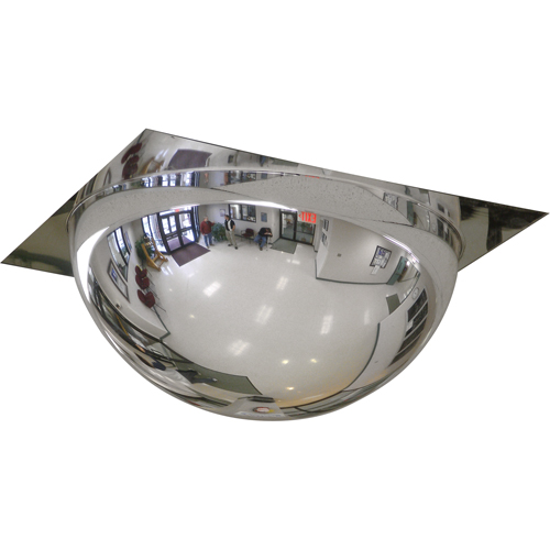 Drop-In Ceiling Panel Dome, Full Dome, Open Top, 24" Diameter Duraquip Inc