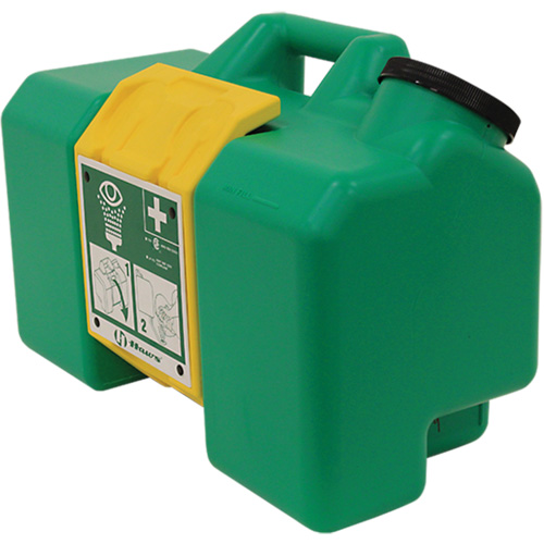 Poste de douche oculaire, Aliment&eacute; par gravit&eacute;, Capacit&eacute; 9 gal., Conformit&eacute; ANSI Z358.1 Duraquip Inc