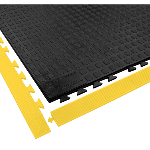 Rejuvenator Connect No. 502 Matting, Polyurethane, 3' W x 3' L, 5/8" Thick, Black Duraquip Inc