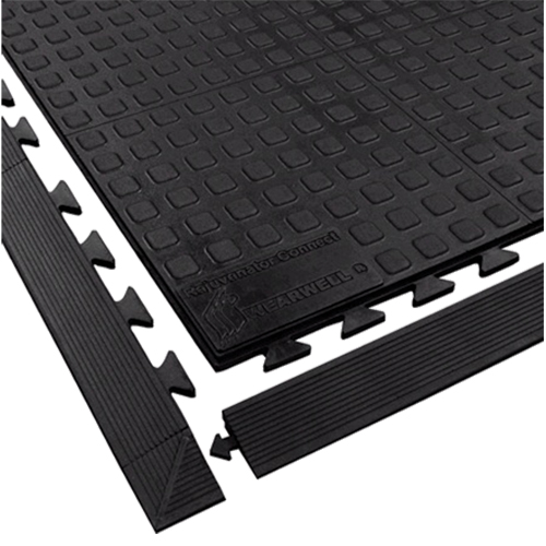 Rejuvenator Connect No. 502, Polyurethane, 3-1/4' W x 3-1/4' L, 5/8" Thick, Yellow Duraquip Inc