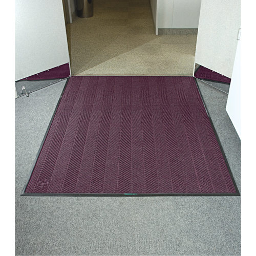 Tapis Waterhog Eco Elite, Essuie-pieds/grattoir, 4' x 8' x 3/8", Marron Duraquip Inc