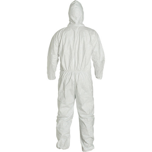 Hooded Coveralls, 4X-Large, White, Tyvek&reg; 400 Duraquip Inc
