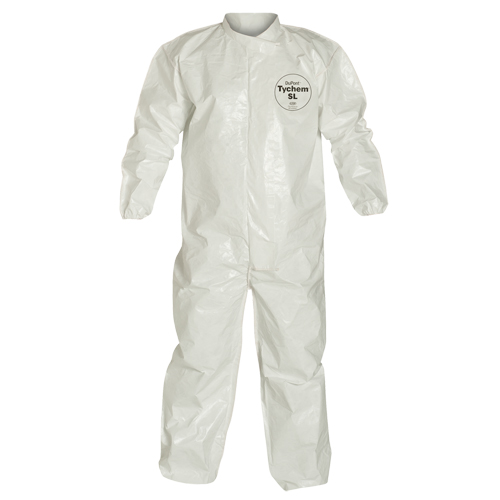 Tychem&reg; 4000 Coveralls, Medium, White Duraquip Inc