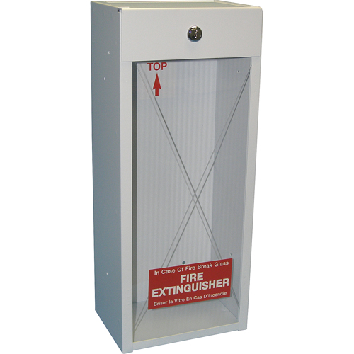 Armoires pour extincteurs mont&eacute;es sur surface, 8,5" la x 20,5" h x 6" p Duraquip Inc
