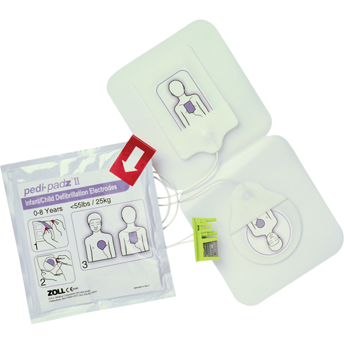 Pedi-Padz&reg; II Electrodes, Zoll AED Plus&reg; For, Class 4 Duraquip Inc