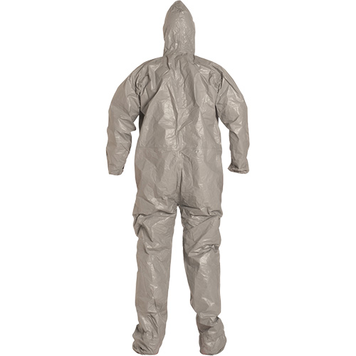 Tychem&reg; 6000 Coveralls, Small, Grey Duraquip Inc