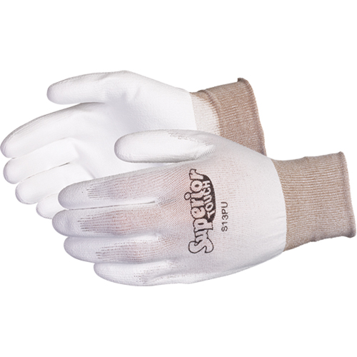 Gants en nylon &agrave; paume enduite de polyur&eacute;thane Superior Touch de qualit&eacute; sup&eacute;rieure, 7/Petit, R&ecirc;vetement Polyur&eacute;thane, Calibre 13, Enveloppe en Nylon Duraquip Inc
