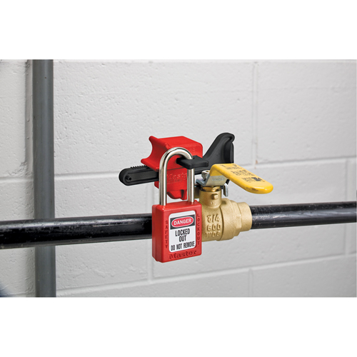 Seal Tight Handle-On Valve Lockouts, Ball Type Duraquip Inc