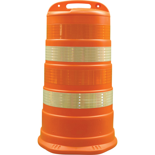 Trailboss Channelizer Drums, 41.27" High, Orange Duraquip Inc