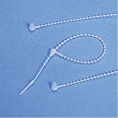 Options de finition pour &eacute;tiquettes - attaches en billes de nylon Duraquip Inc