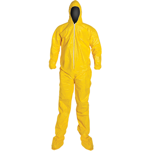 Tychem&reg; 2000 Coveralls, 2X-Large, Yellow Duraquip Inc