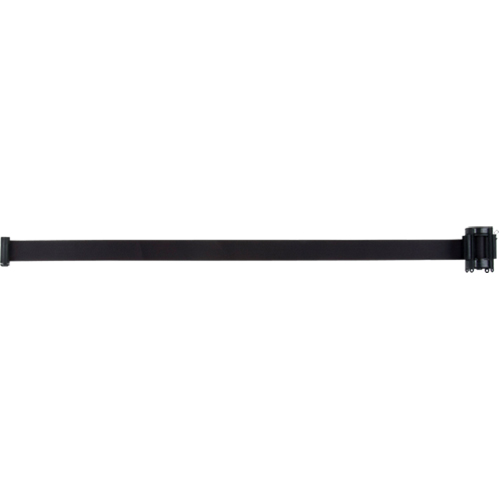 Cartouche de ruban pour assembler votre propre barri&egrave;re de contr&ocirc;le des foules, 7', Ruban Noir Duraquip Inc